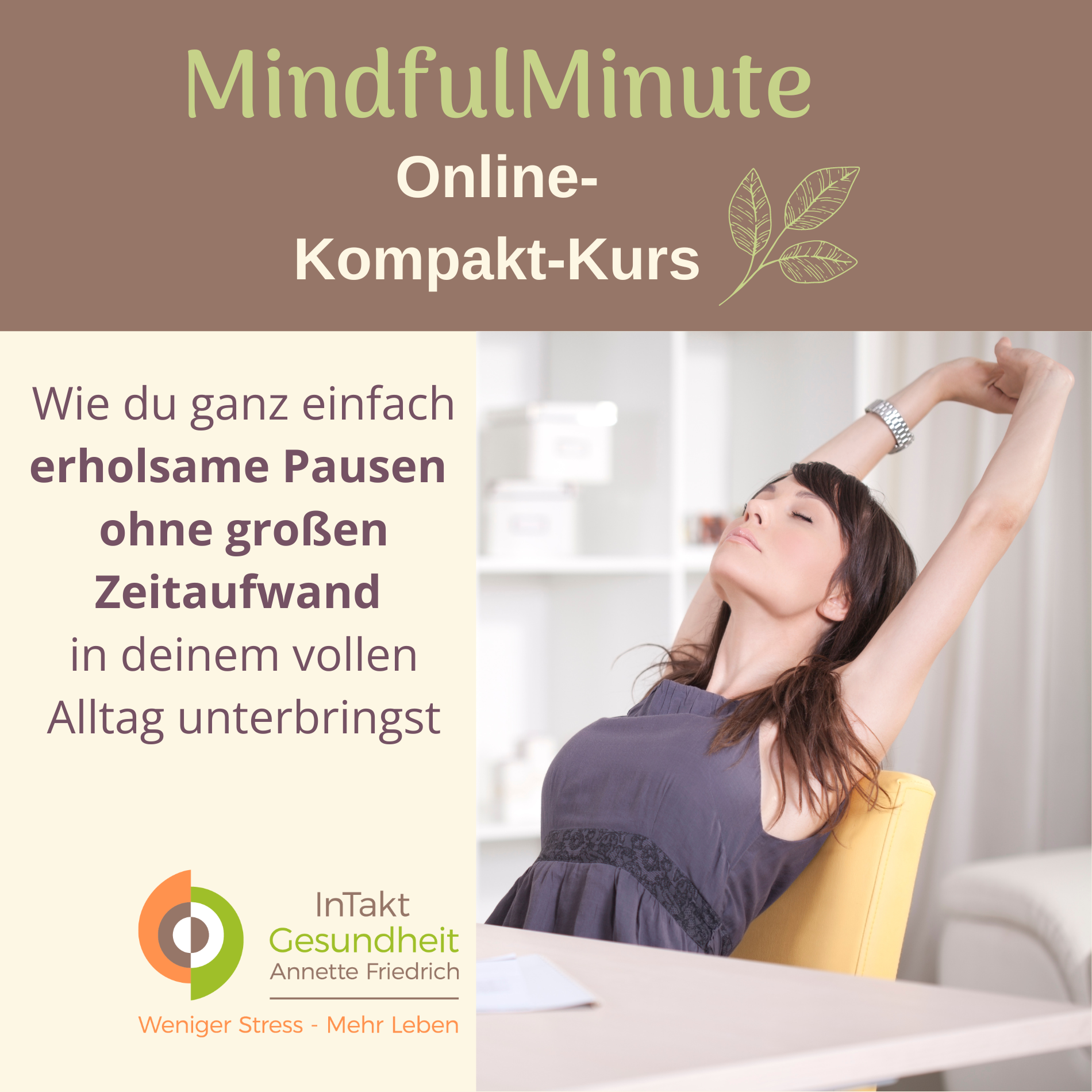 Bild MindfulMinute-Kurs