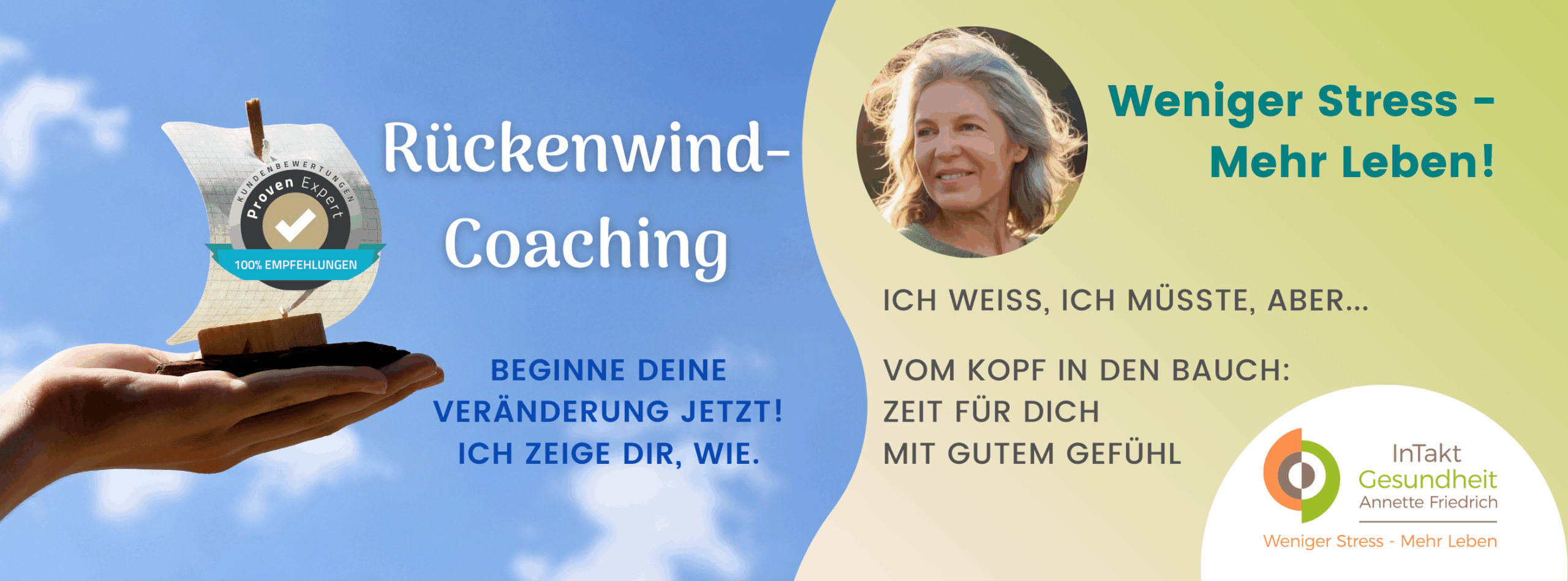 Rückenwind-Coaching für weniger Stress
